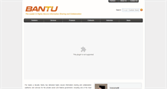 Desktop Screenshot of bantu.com